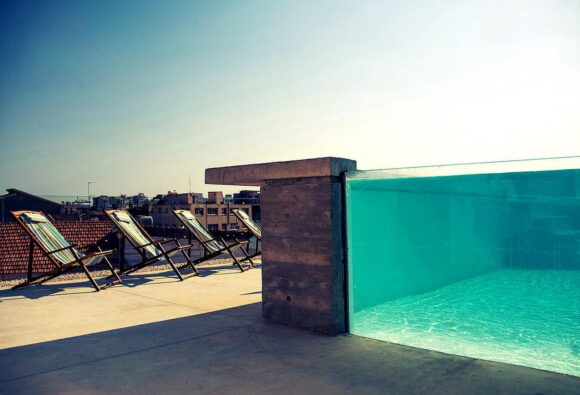 Transparent pool