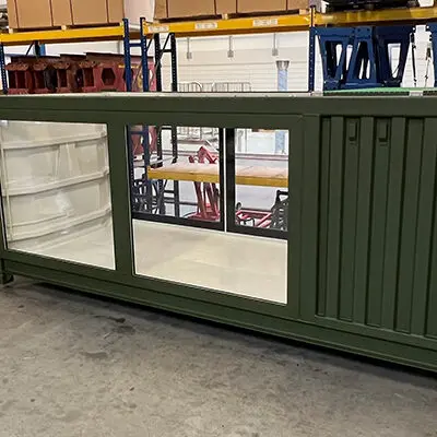 Duiktank voor demonstraties