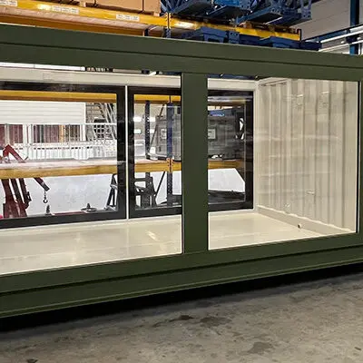 Duiktank voor demonstraties